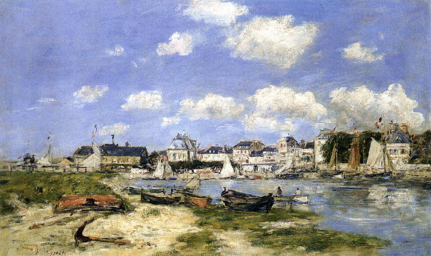 View of Trouville or The Harbour at Trouville by