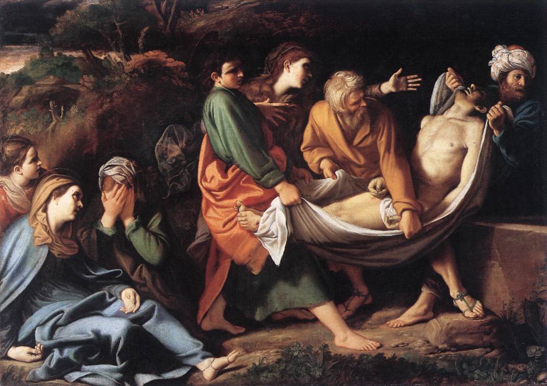 The Entombment of Christ by BADALOCCHIO, Sisto