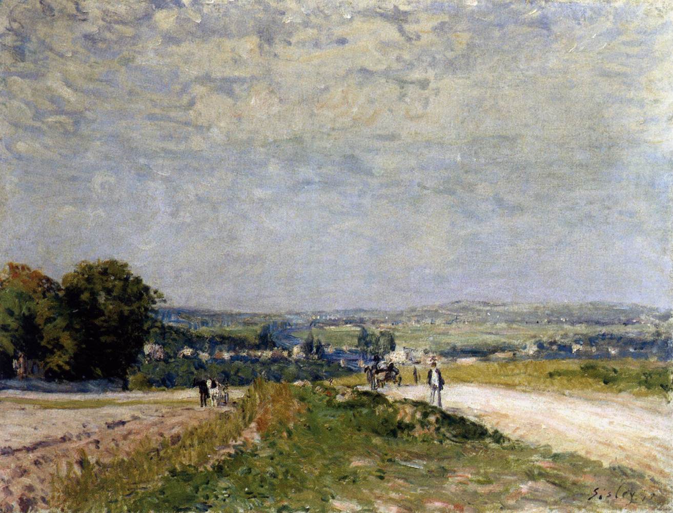 The Road to Montbuisson at Louveciennes by