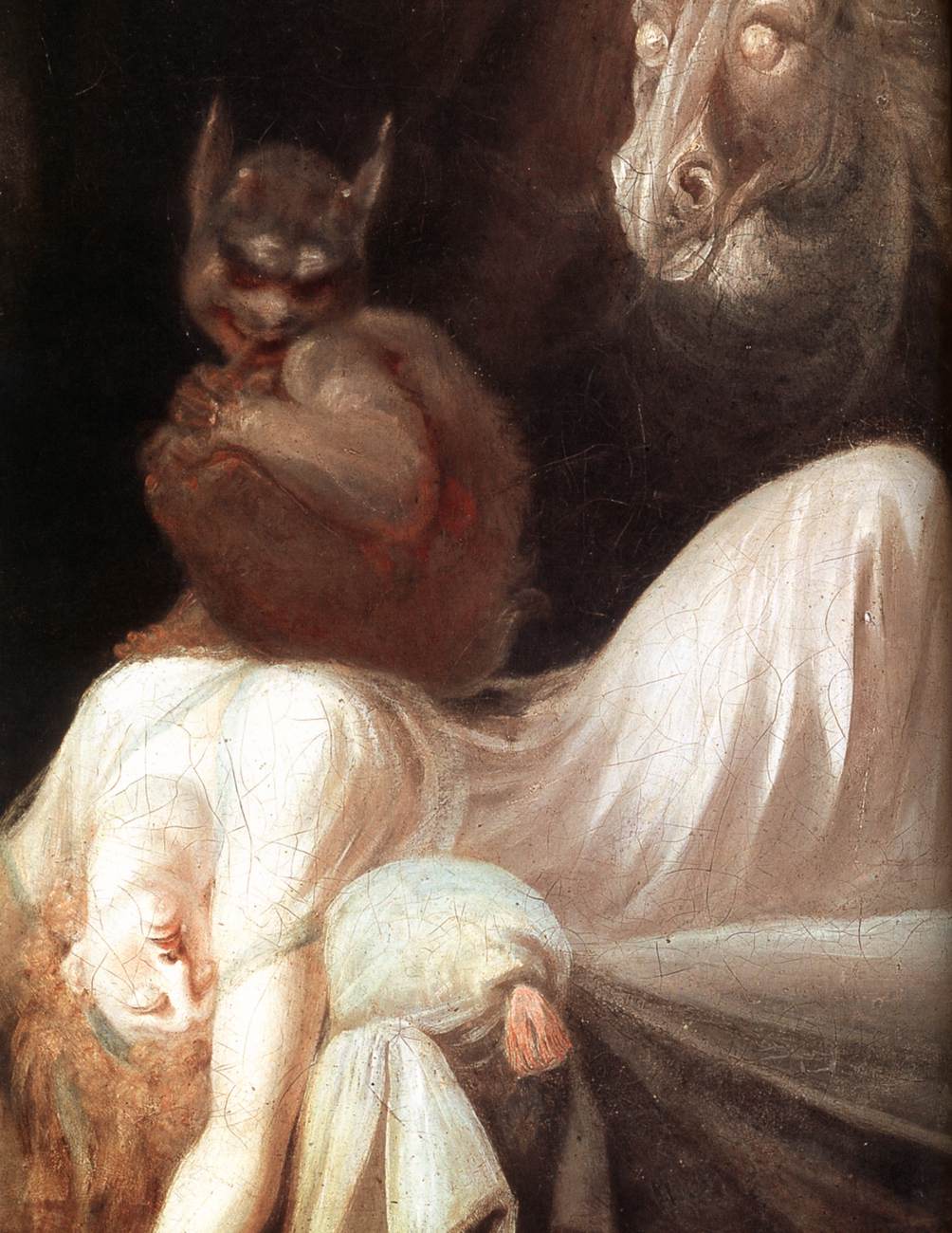 The Nightmare (detail) by FUSELI, John Henry