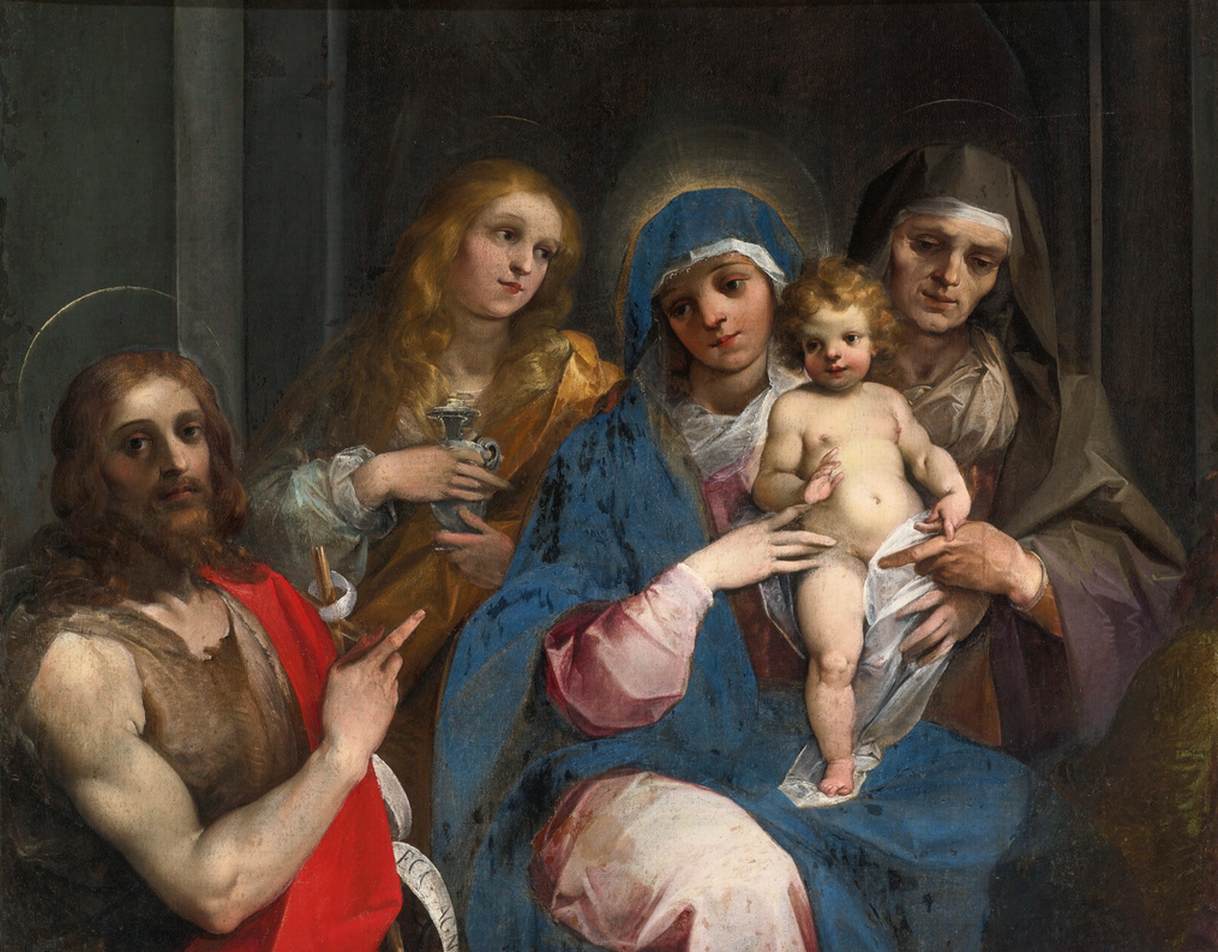 Madonna and Child with Sts John the Baptist, Mary Magdalen and Anne by