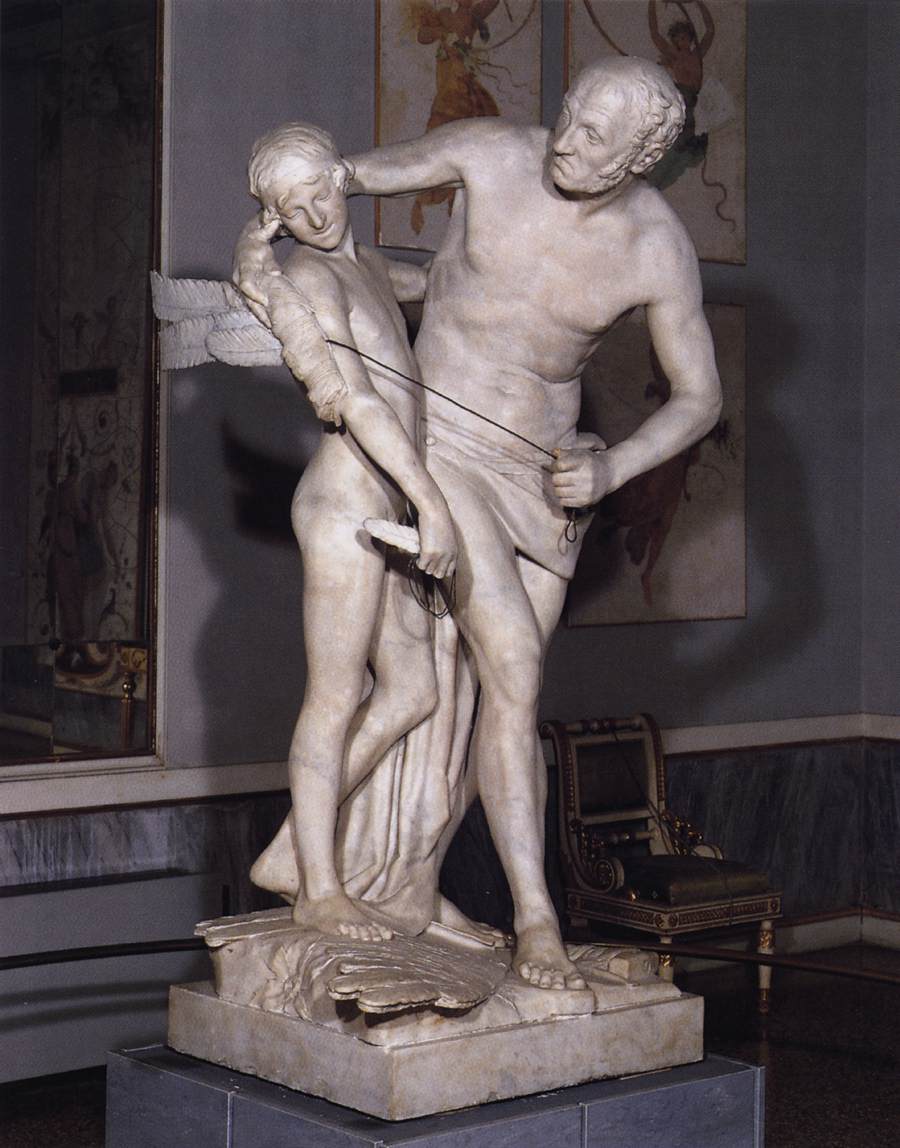 Daedalus and Icarus by CANOVA, Antonio