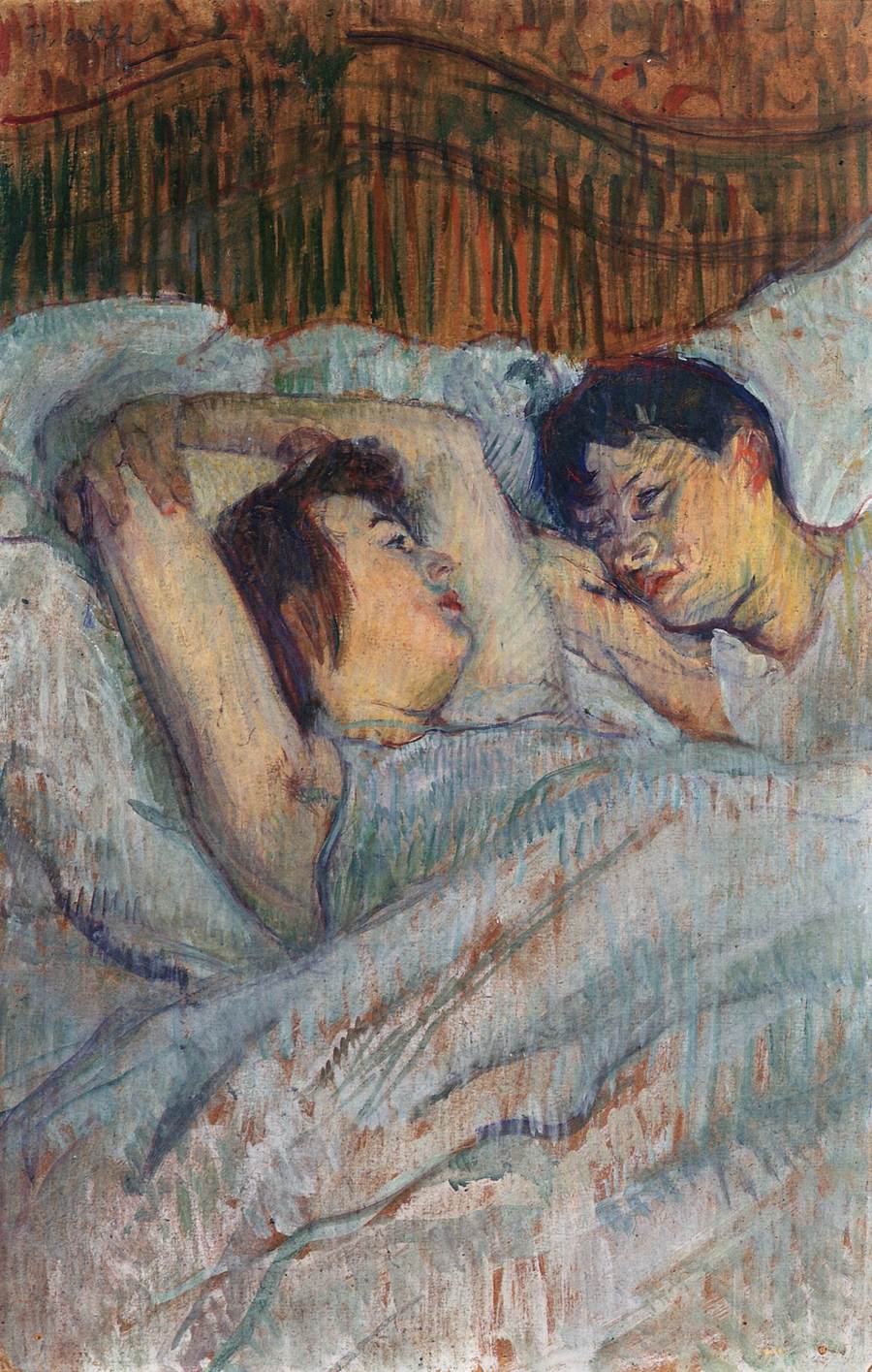 In Bed by TOULOUSE-LAUTREC, Henri de