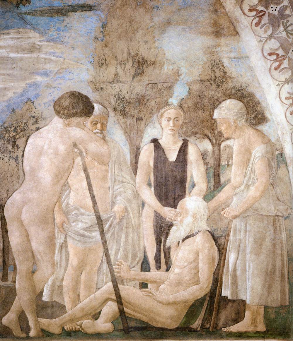 1. Death of Adam (detail) by PIERO DELLA FRANCESCA