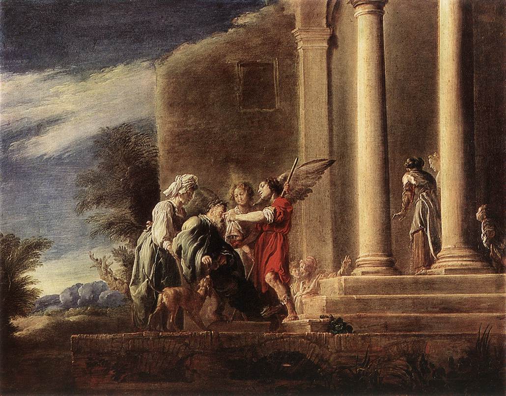 Tobias Healing his Father by FETTI, Domenico