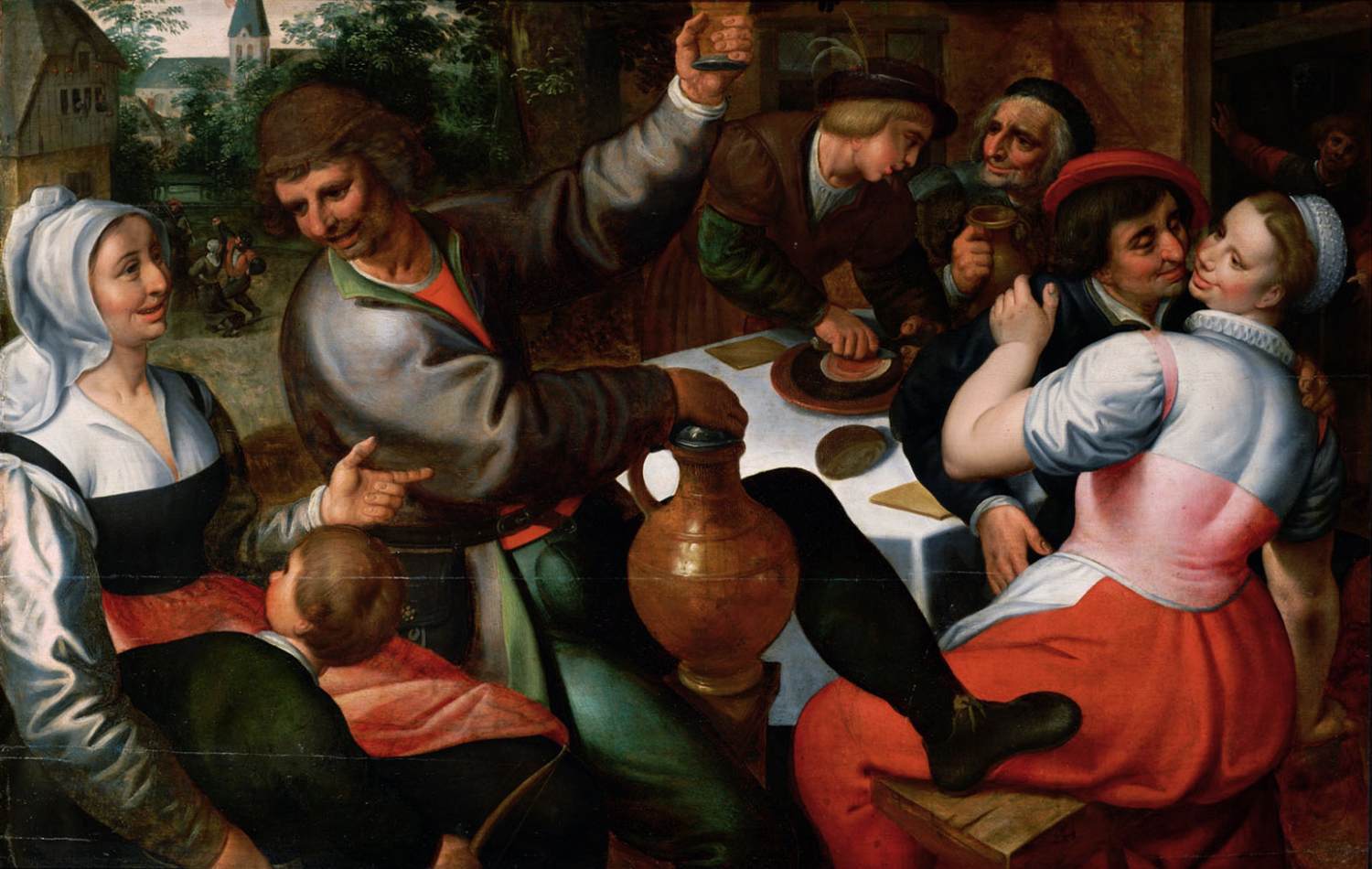 Peasants Meal by AERTSEN, Pieter