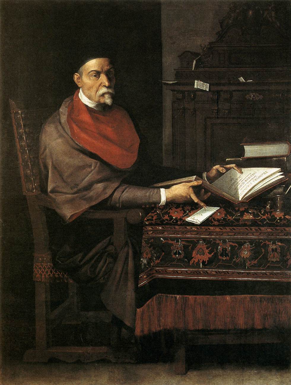 Portrait of Prospero Farinaccio by CESARI, Giuseppe