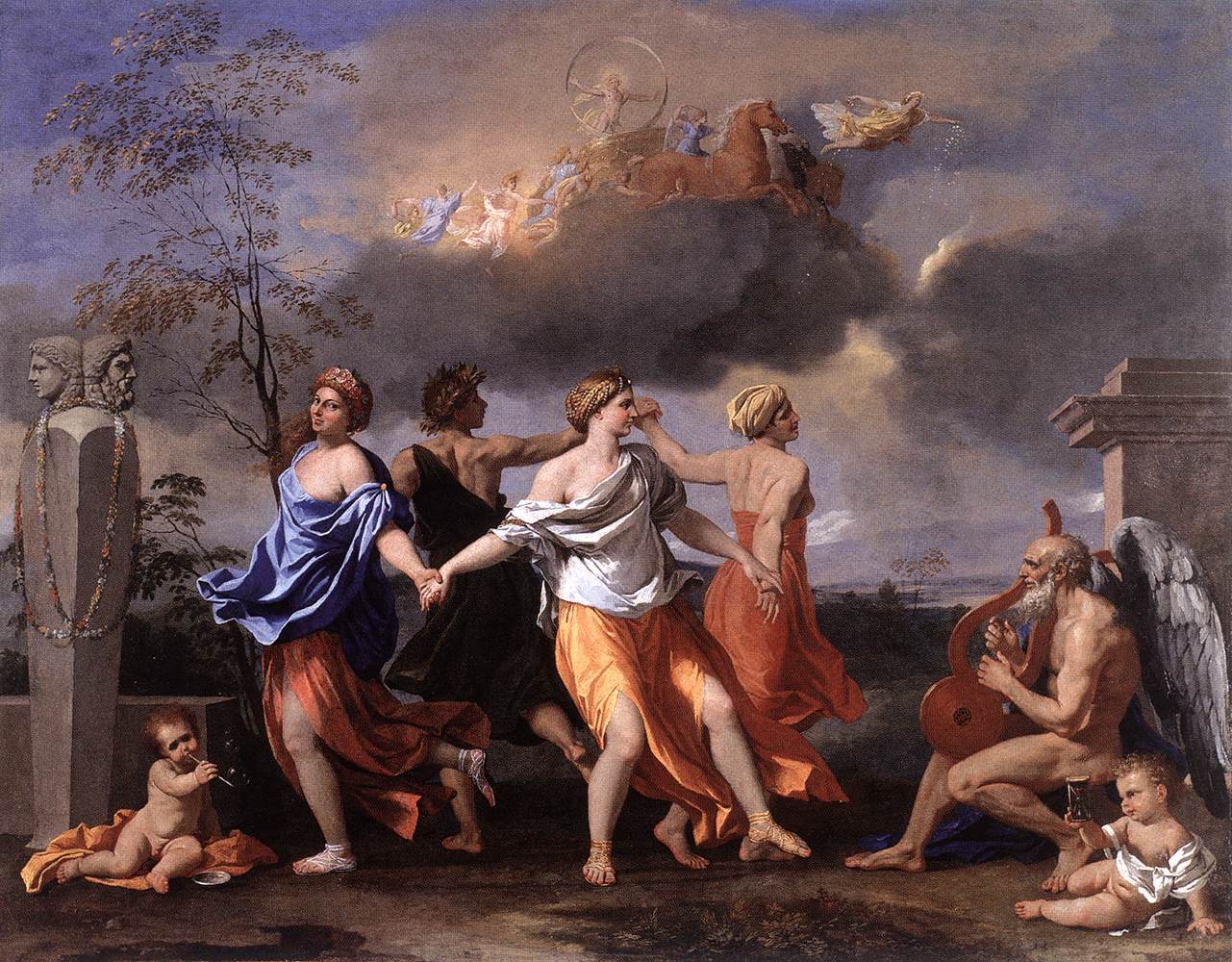 Dance to the Music of Time by POUSSIN, Nicolas