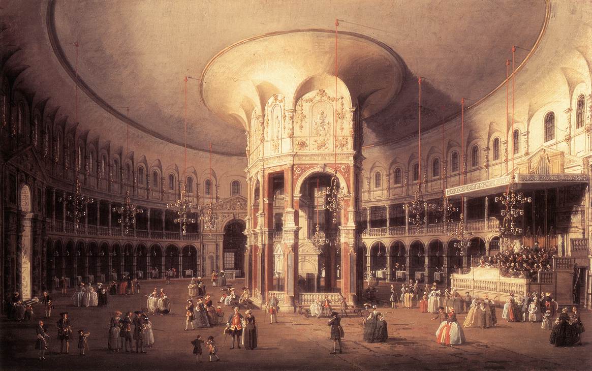 London: Ranelagh, Interior of the Rotunda by