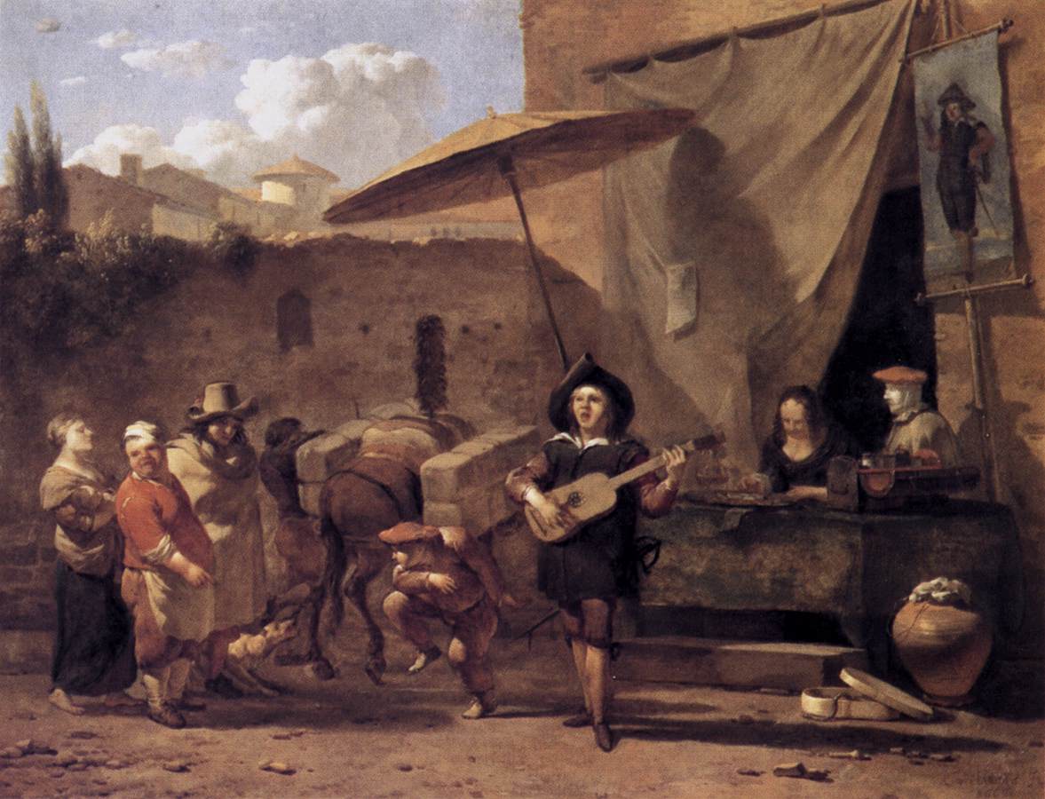 Italian Comedians by DUJARDIN, Karel