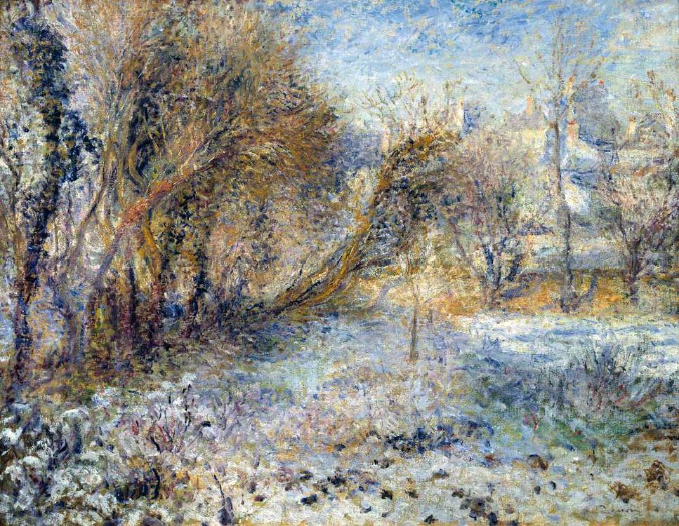 Snowy Landscape by RENOIR, Pierre-Auguste