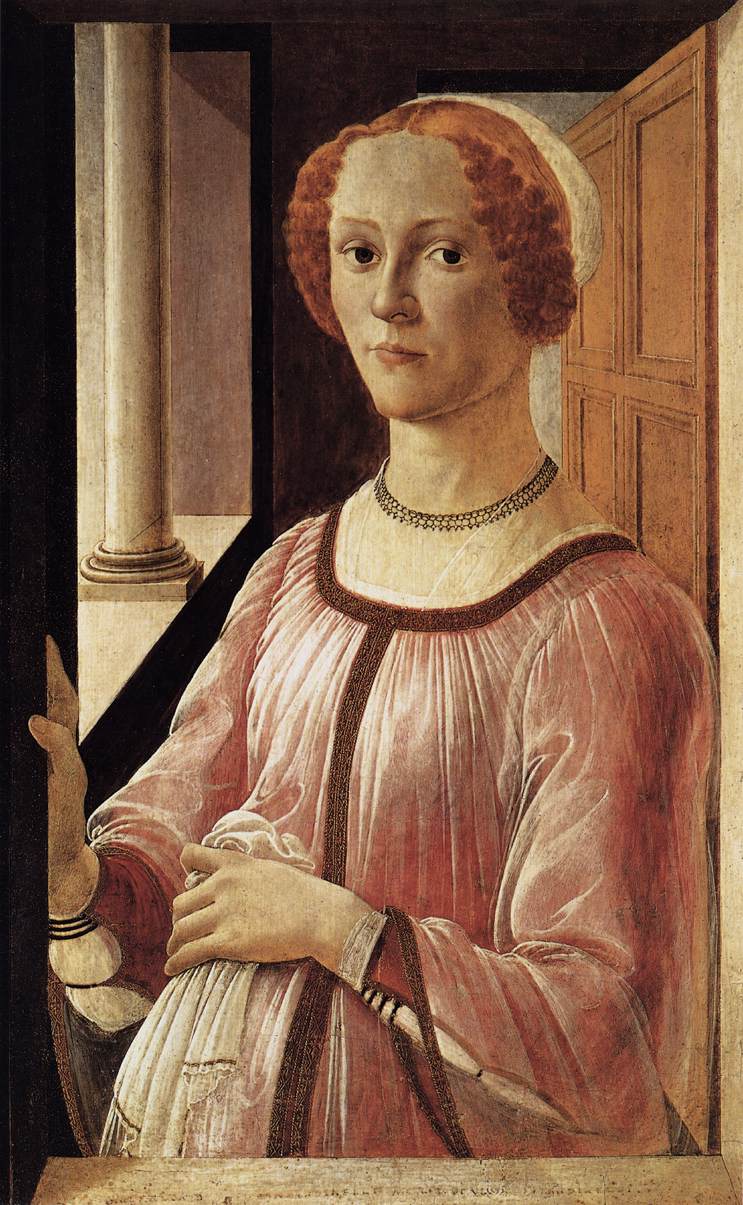 Portrait of a Lady by BOTTICELLI, Sandro