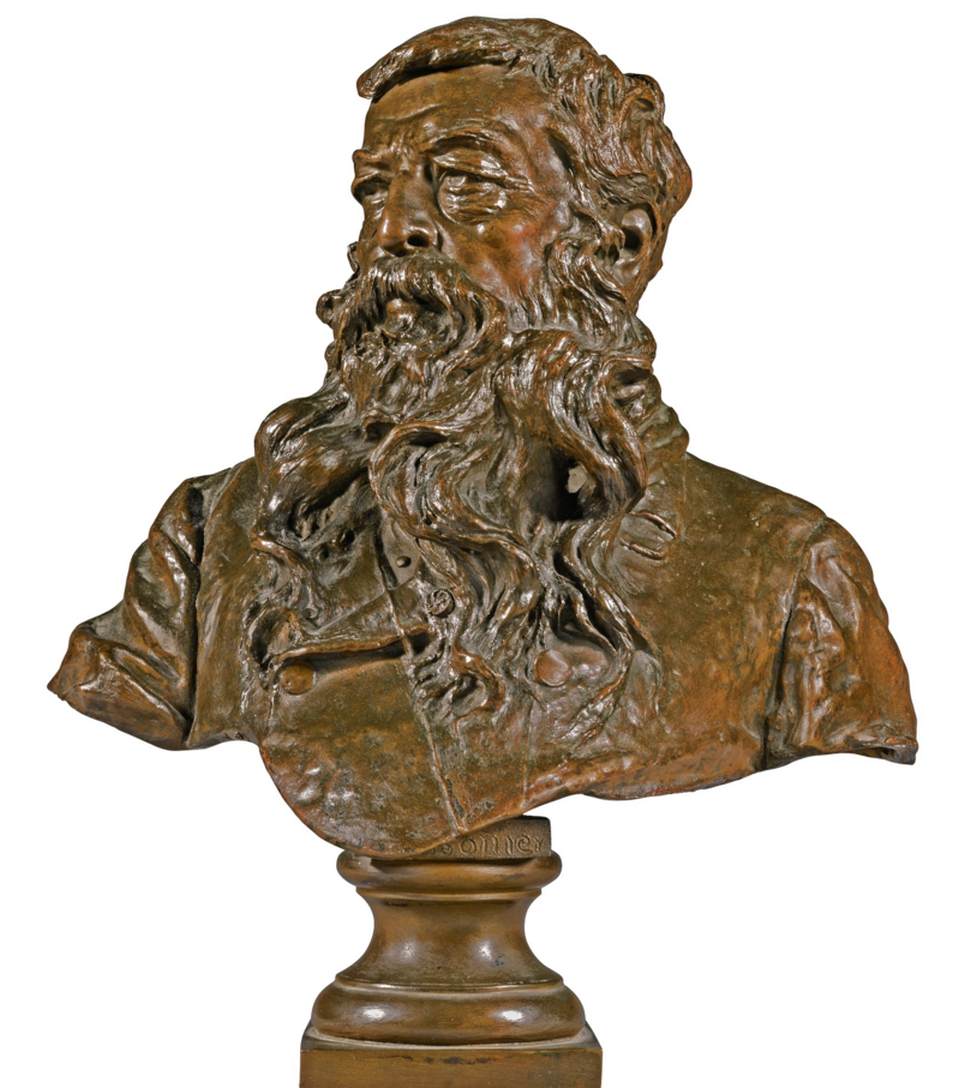 Bust of Jean-Louis-Ernest Meissonier by GEMITO, Vincenzo