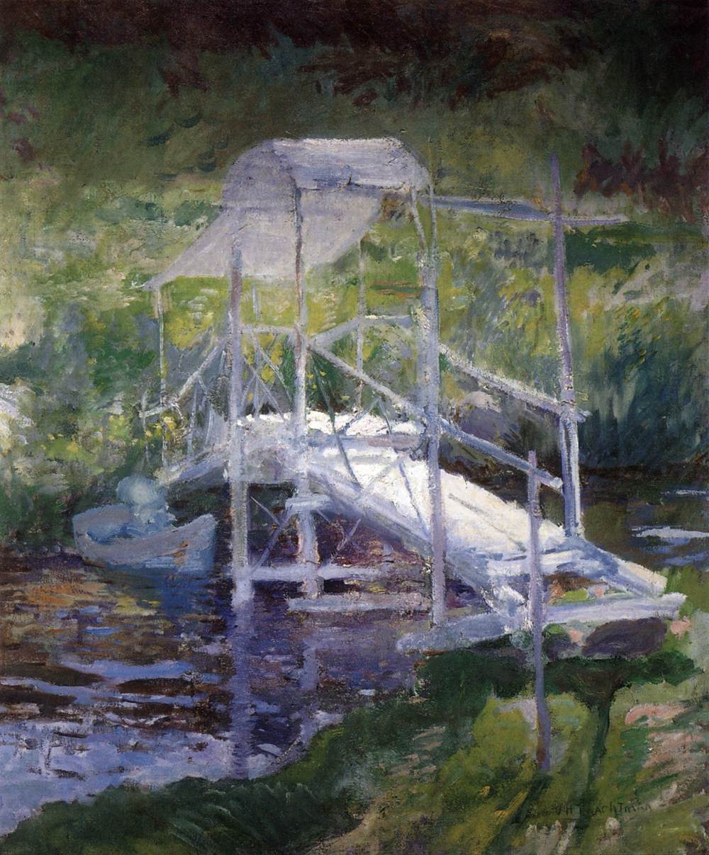 The White Bridge by TWACHTMAN, John Henry