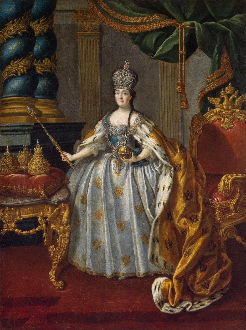 Portrait of Catherine II by ANTROPOV, Aleksey Petrovich