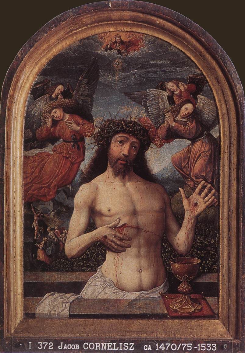 Man of Sorrows by CORNELISZ VAN OOSTSANEN, Jacob