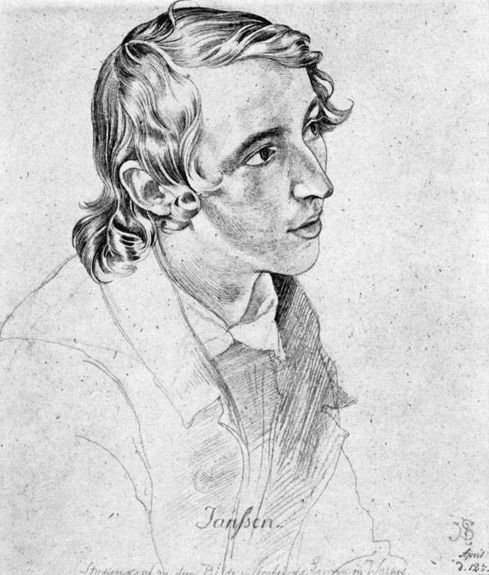 Portrait of Victor Emil Jansen by SCHNORR VON CAROLSFELD, Julius