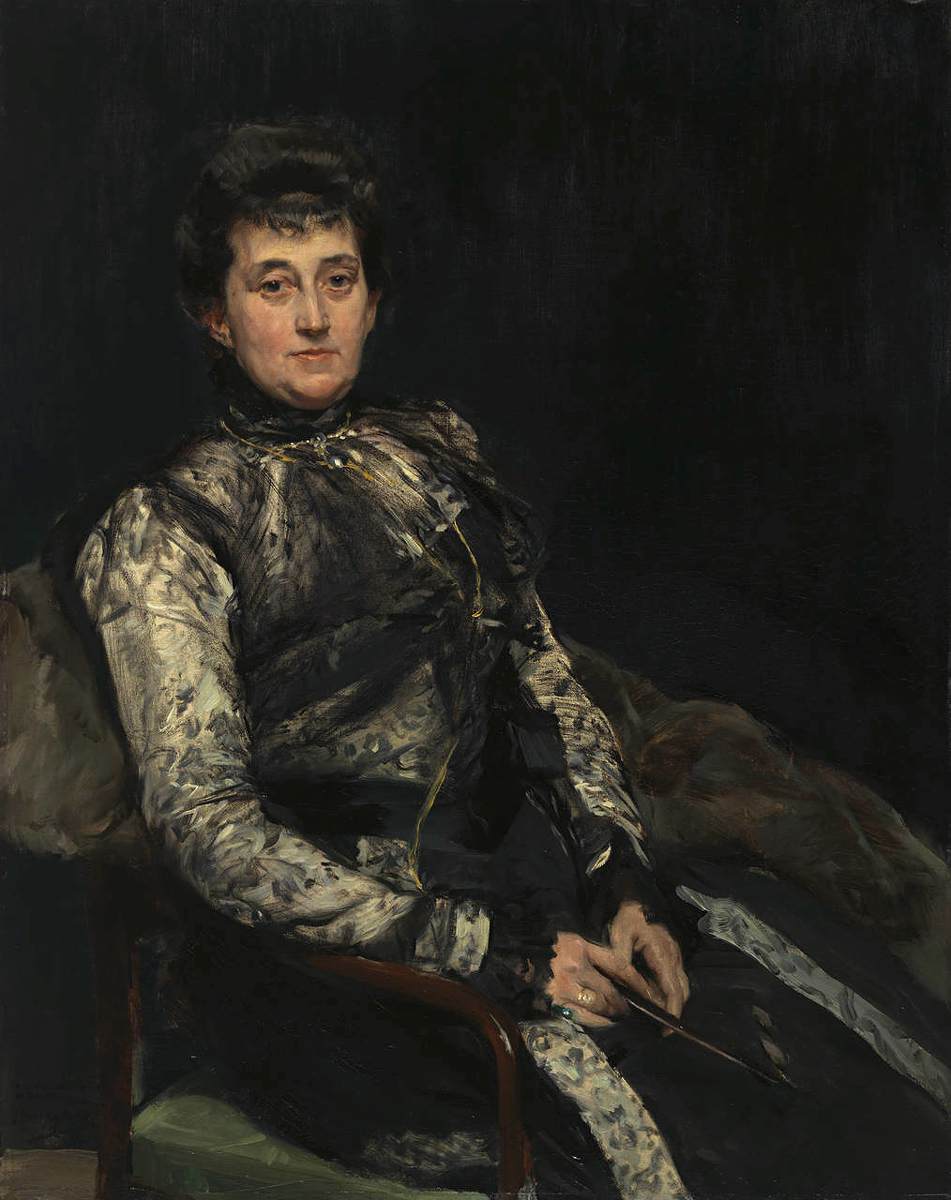 Portrait of the Wife of Aureliano Beruete the Elder by SOROLLA Y BASTIDA, Joaquín