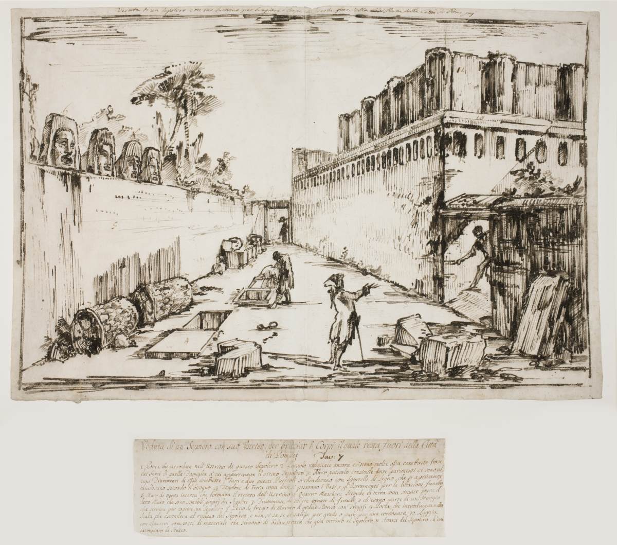 The Tomb of the Istacidi, Pompeii by PIRANESI, Giovanni Battista