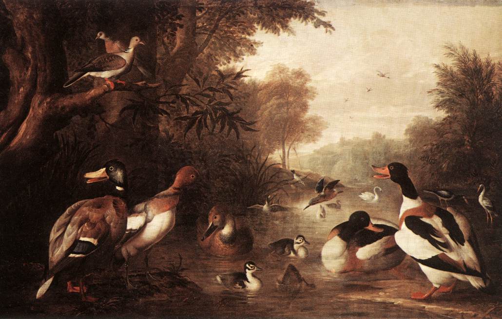 Landscape with Ducks by