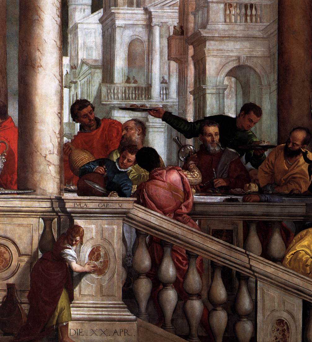 Feast in the House of Levi (detail) by