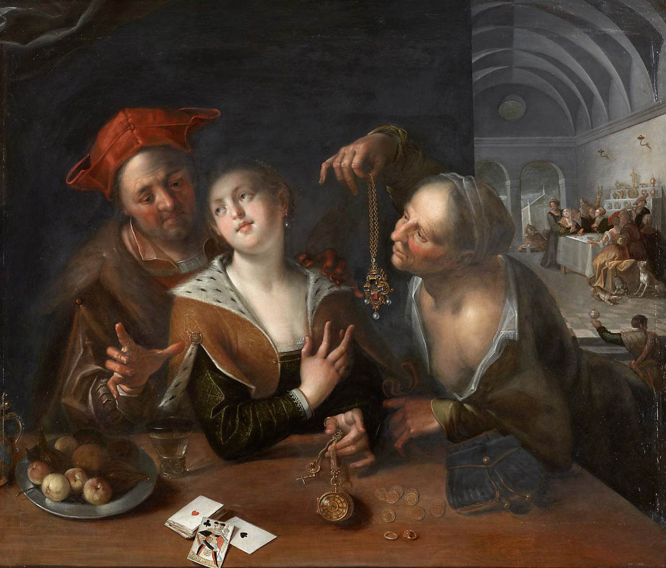 Procuring Scene by AACHEN, Hans von