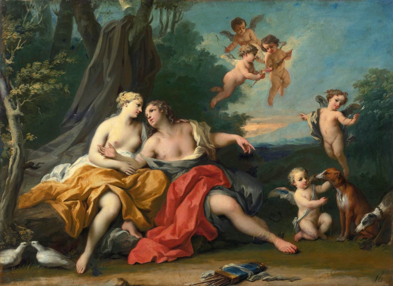 Venus and Adonis by