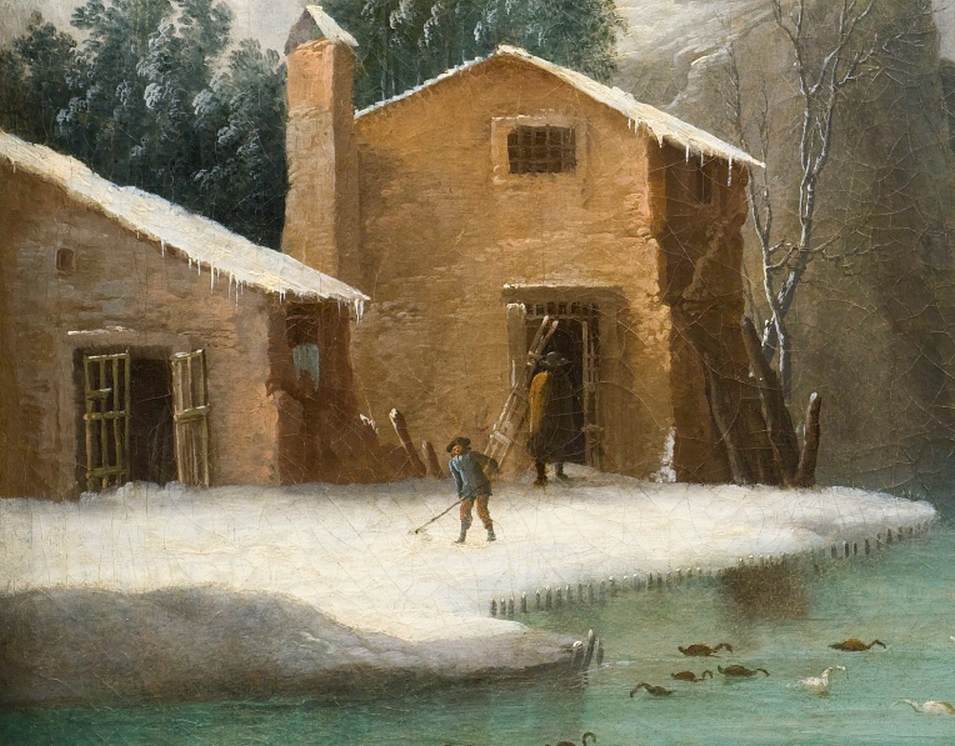 Winter Landscape (detail) by