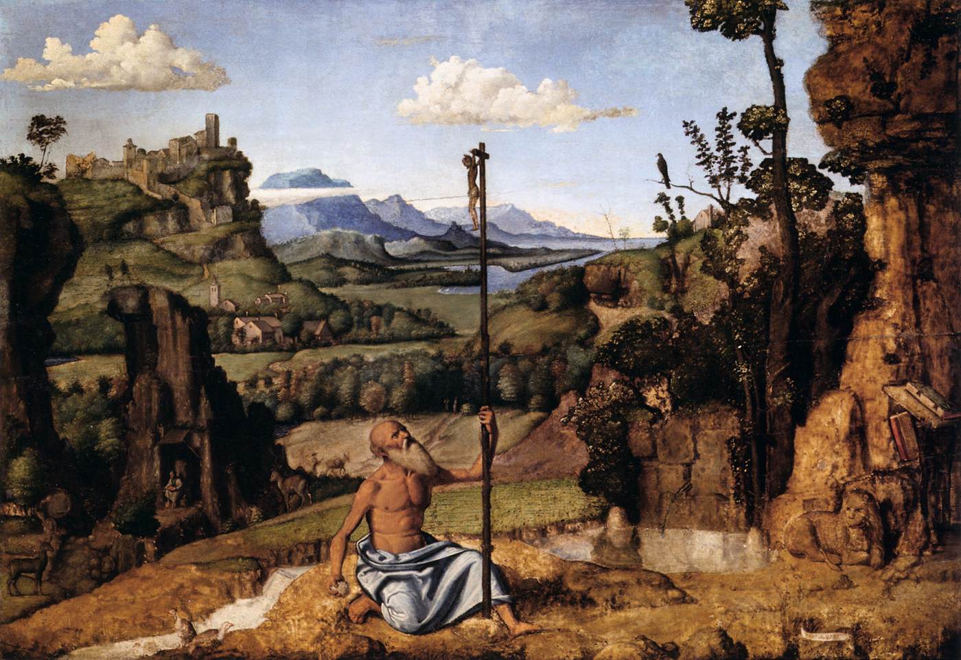 The Penitent St Jerome in the Wilderness by