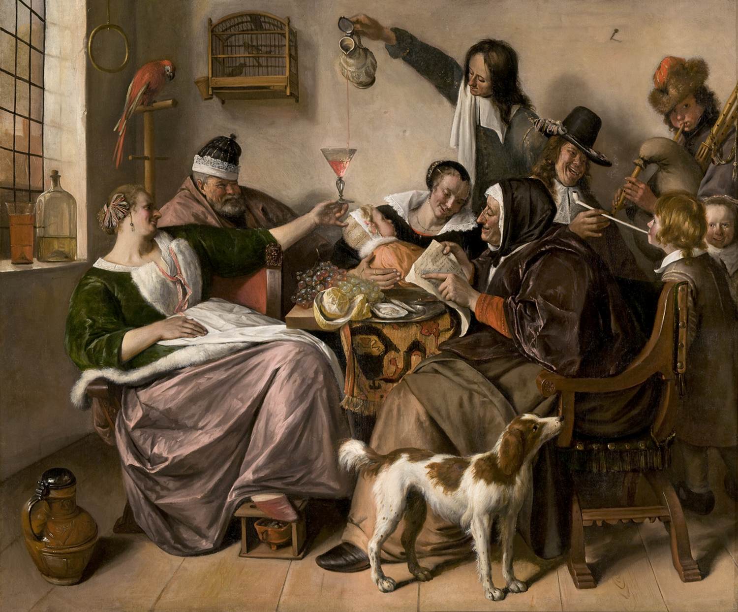 'As the Old Sing, So Pipe the Young' by STEEN, Jan