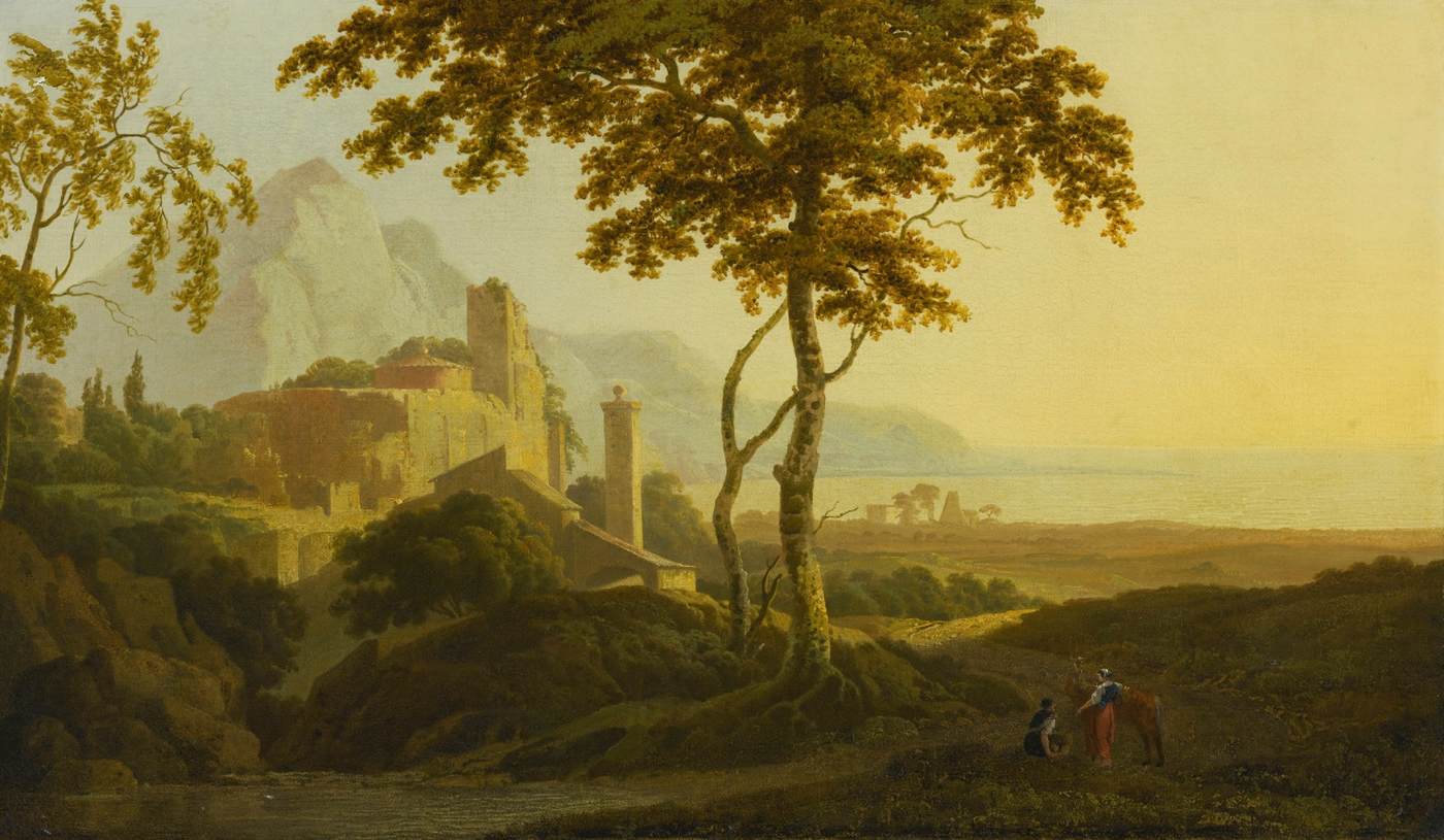 View of San Felice Circeo, near Gaeta, Italy by WRIGHT, Joseph