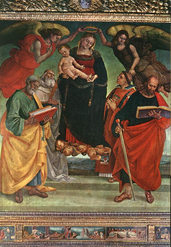 Madonna and Child with Saints by SIGNORELLI, Luca