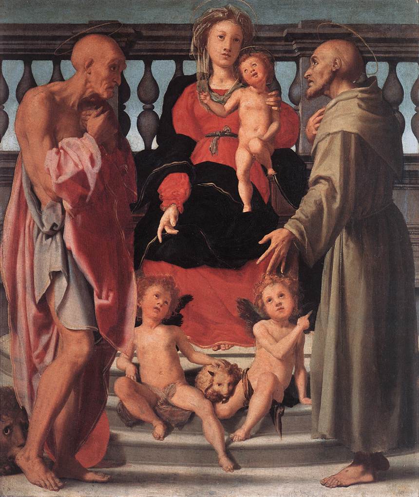 Madonna and Child with Two Saints by