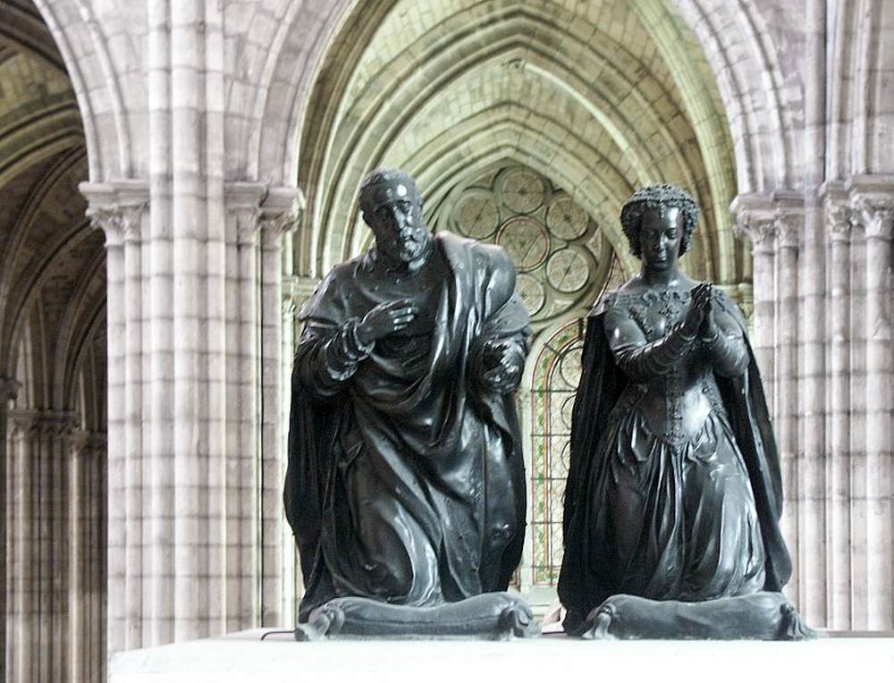 Monument to Henri II and Catherine de' Medici (detail) by