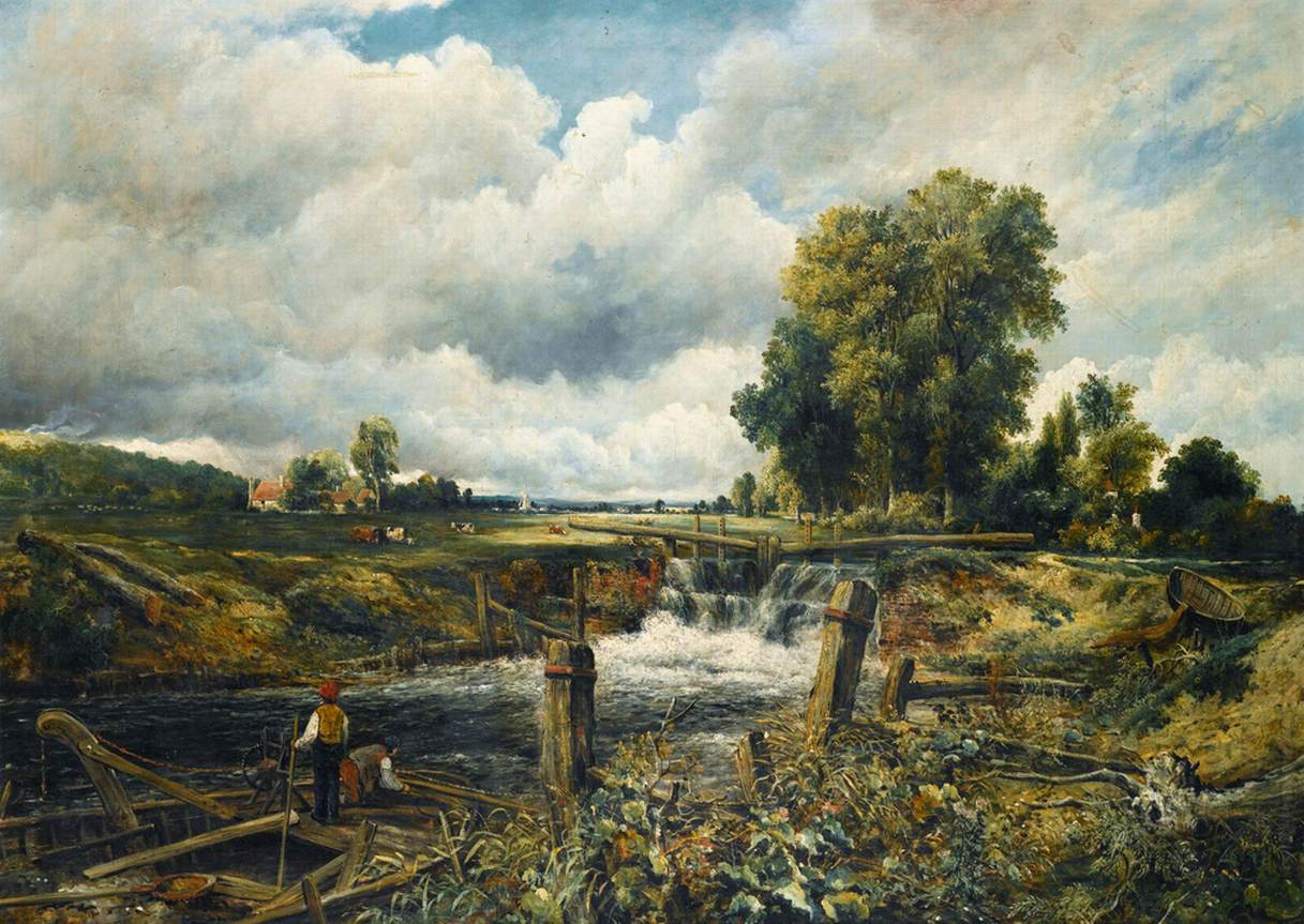 River Landscape by WATTS, Frederick Waters