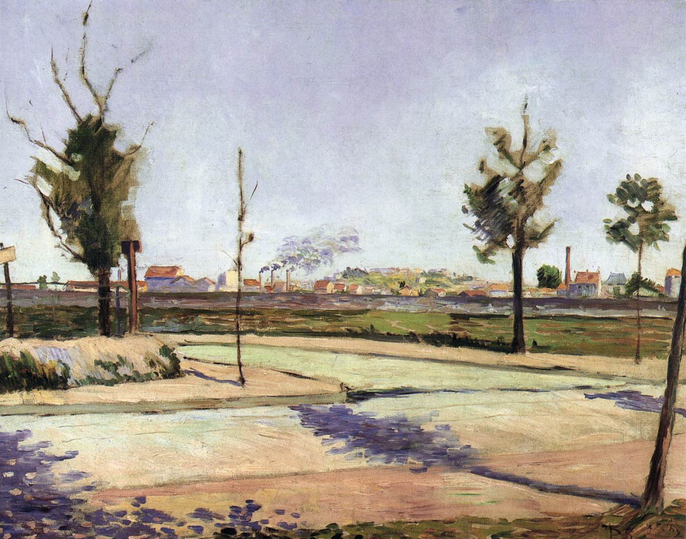 Outskirrts of Paris: the Road to Gennevilliers by SIGNAC, Paul