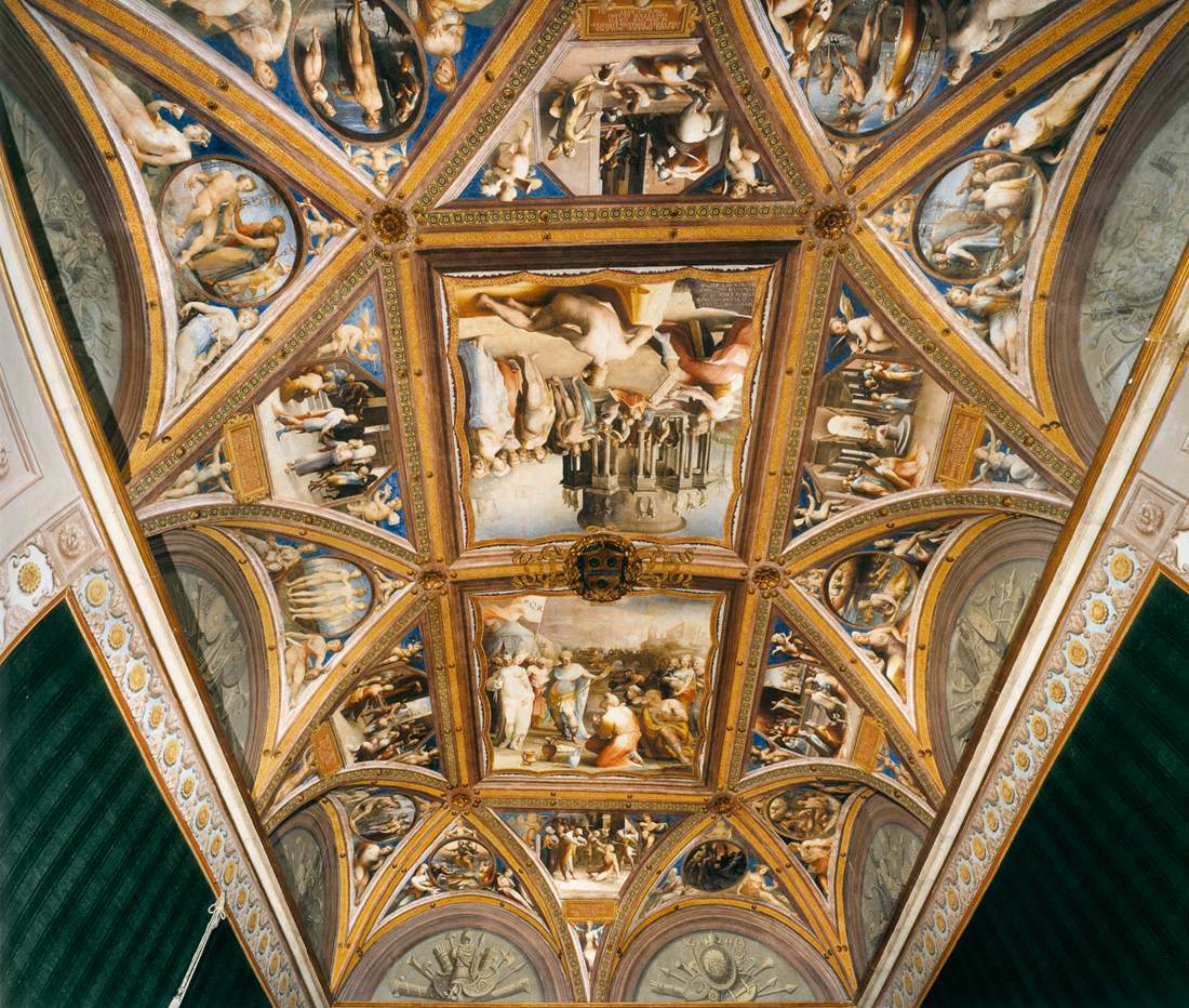 View of the ceiling vault by BECCAFUMI, Domenico