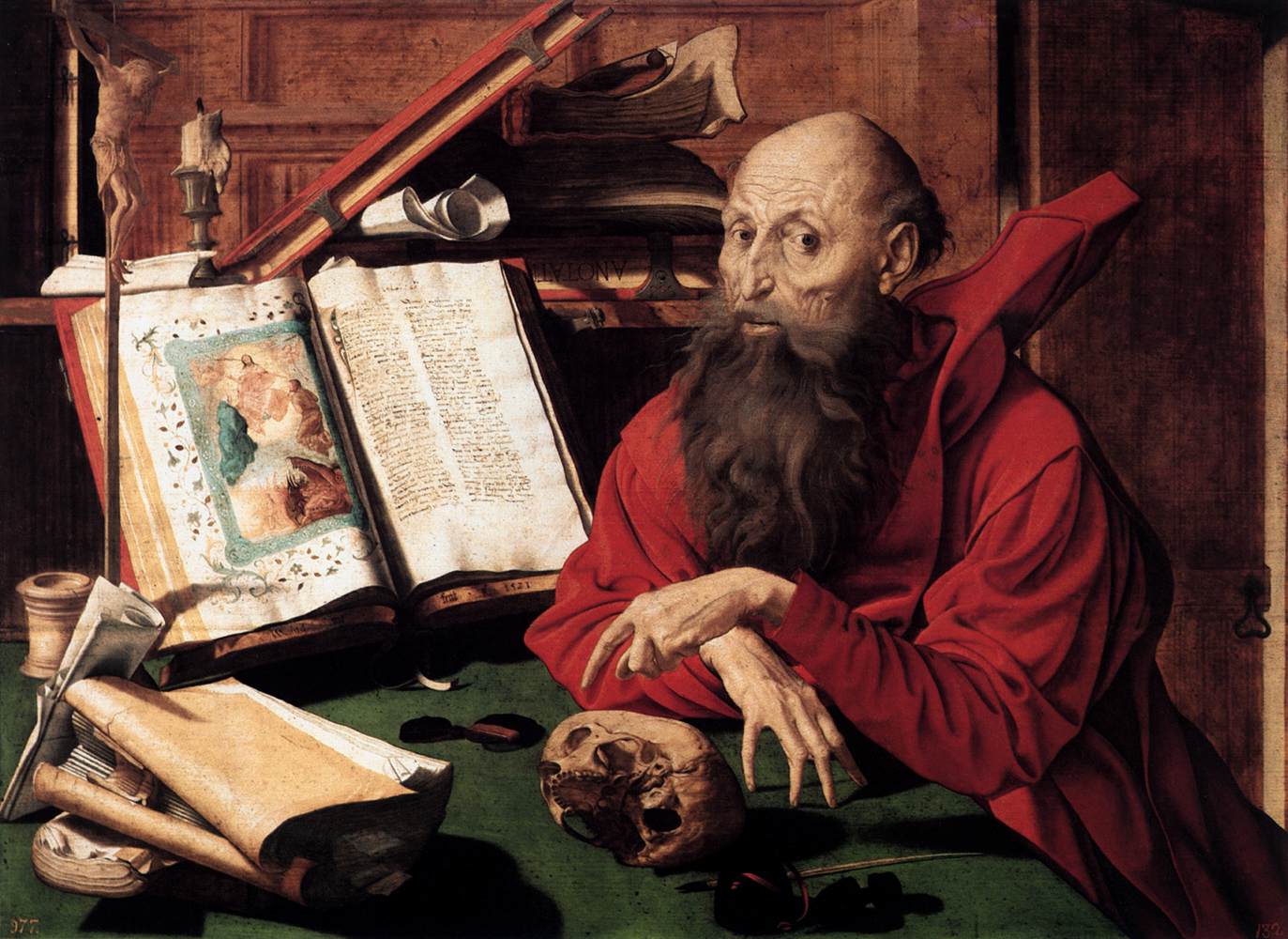 St Jerome by REYMERSWAELE, Marinus van