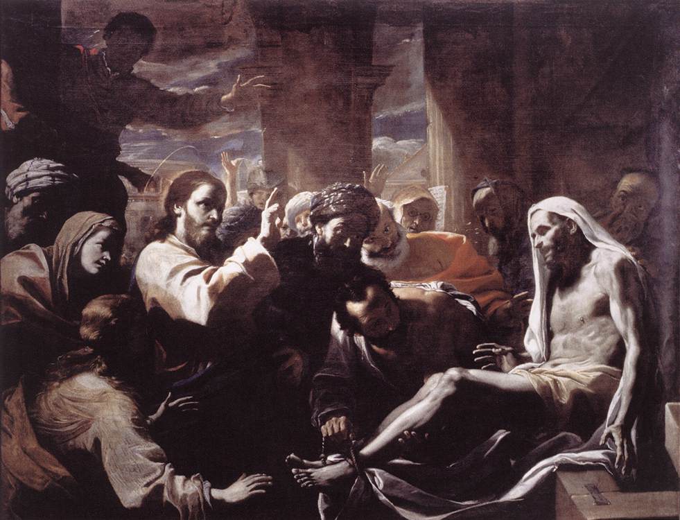 The Raising of Lazarus by PRETI, Mattia