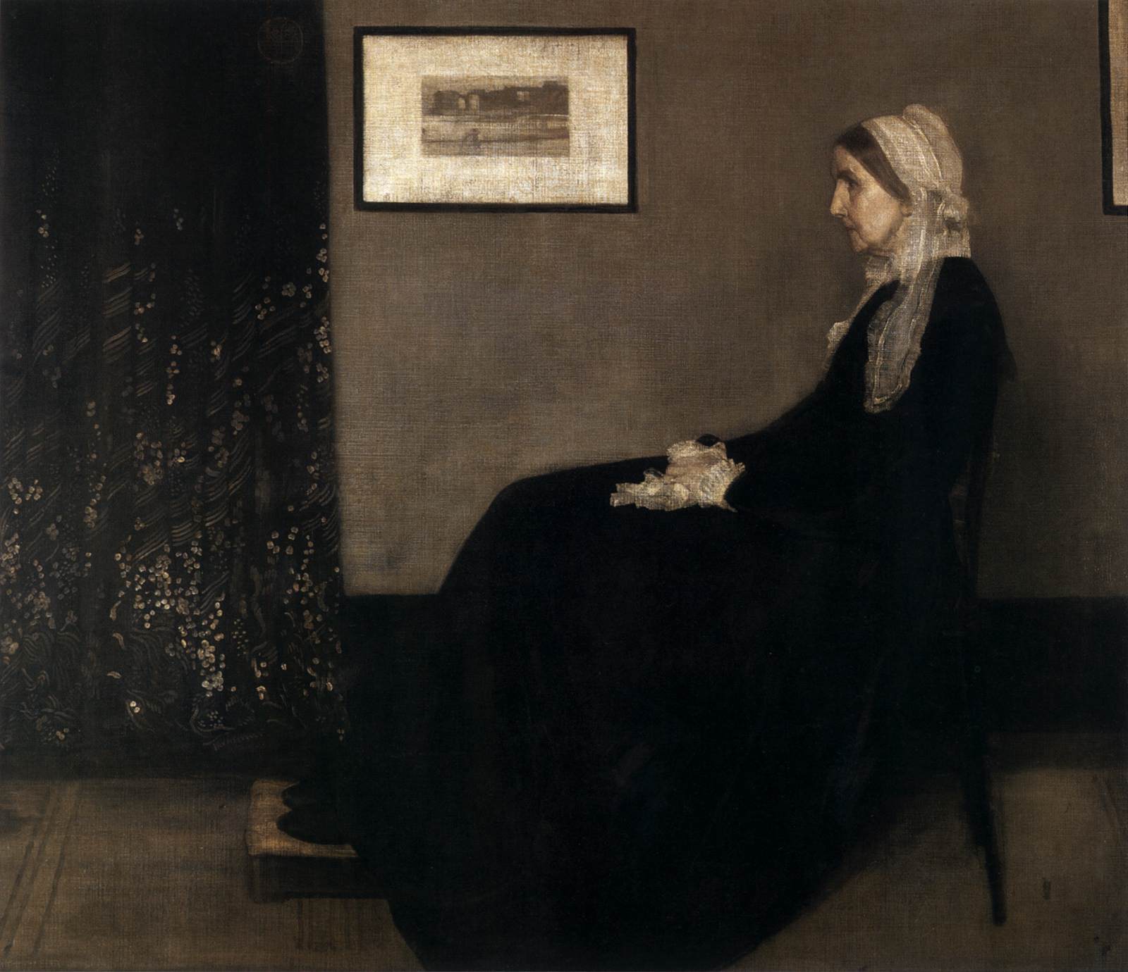 The Artist's Mother by WHISTLER, James Abbot McNeill