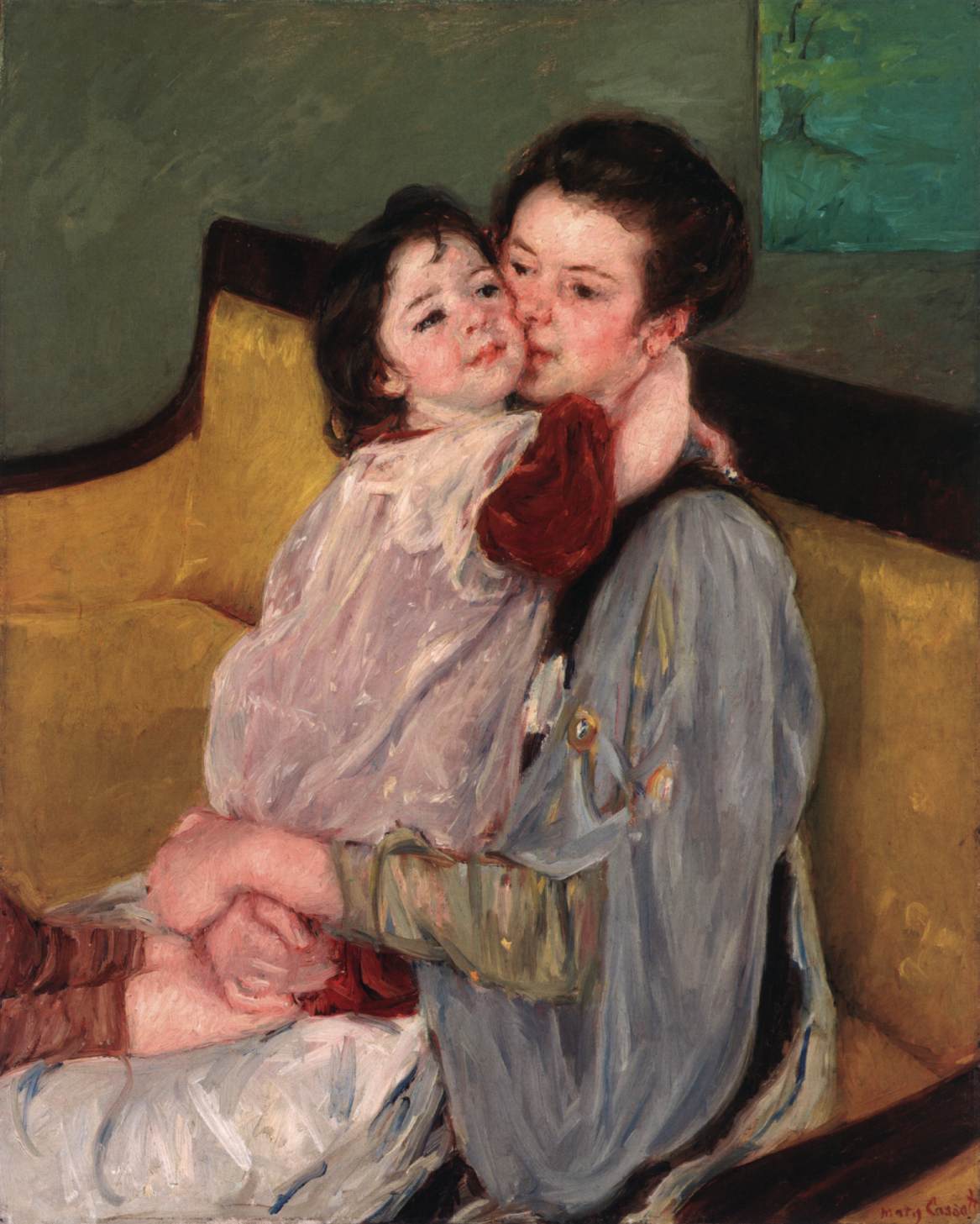 Caress Maternelle by CASSATT, Mary