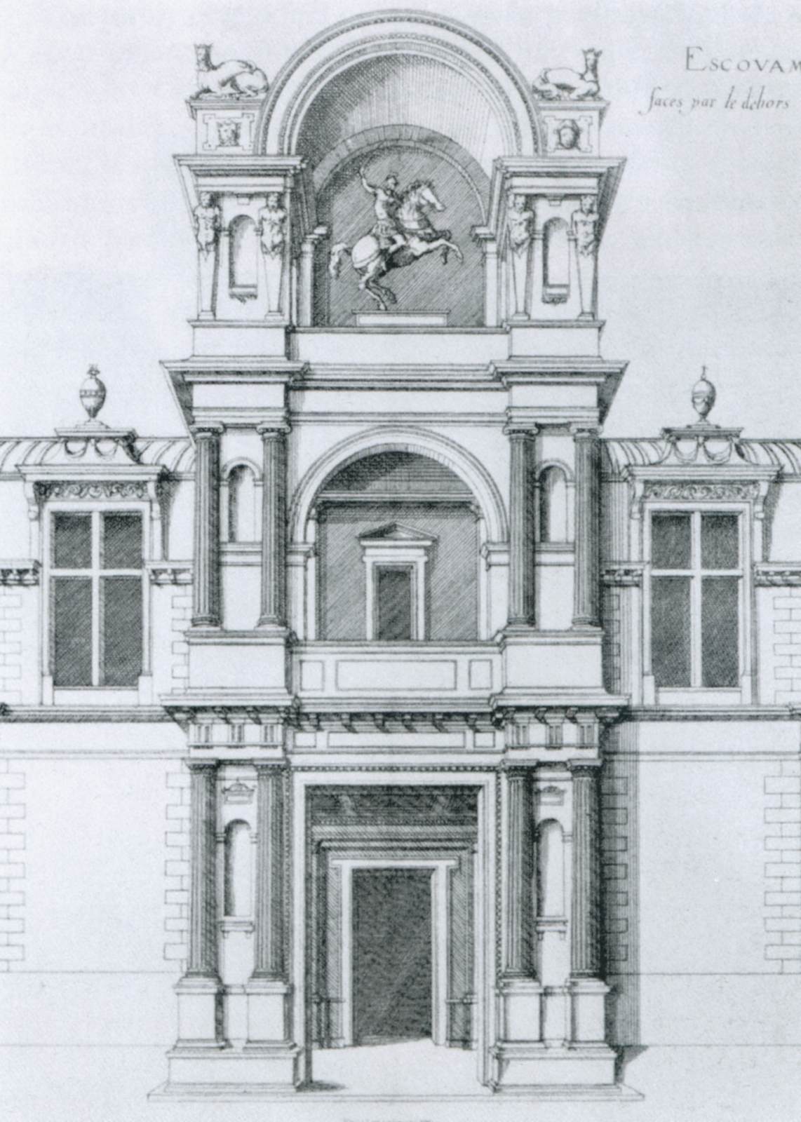 Entrance to the Château d'Écouen by BULLANT, Jean