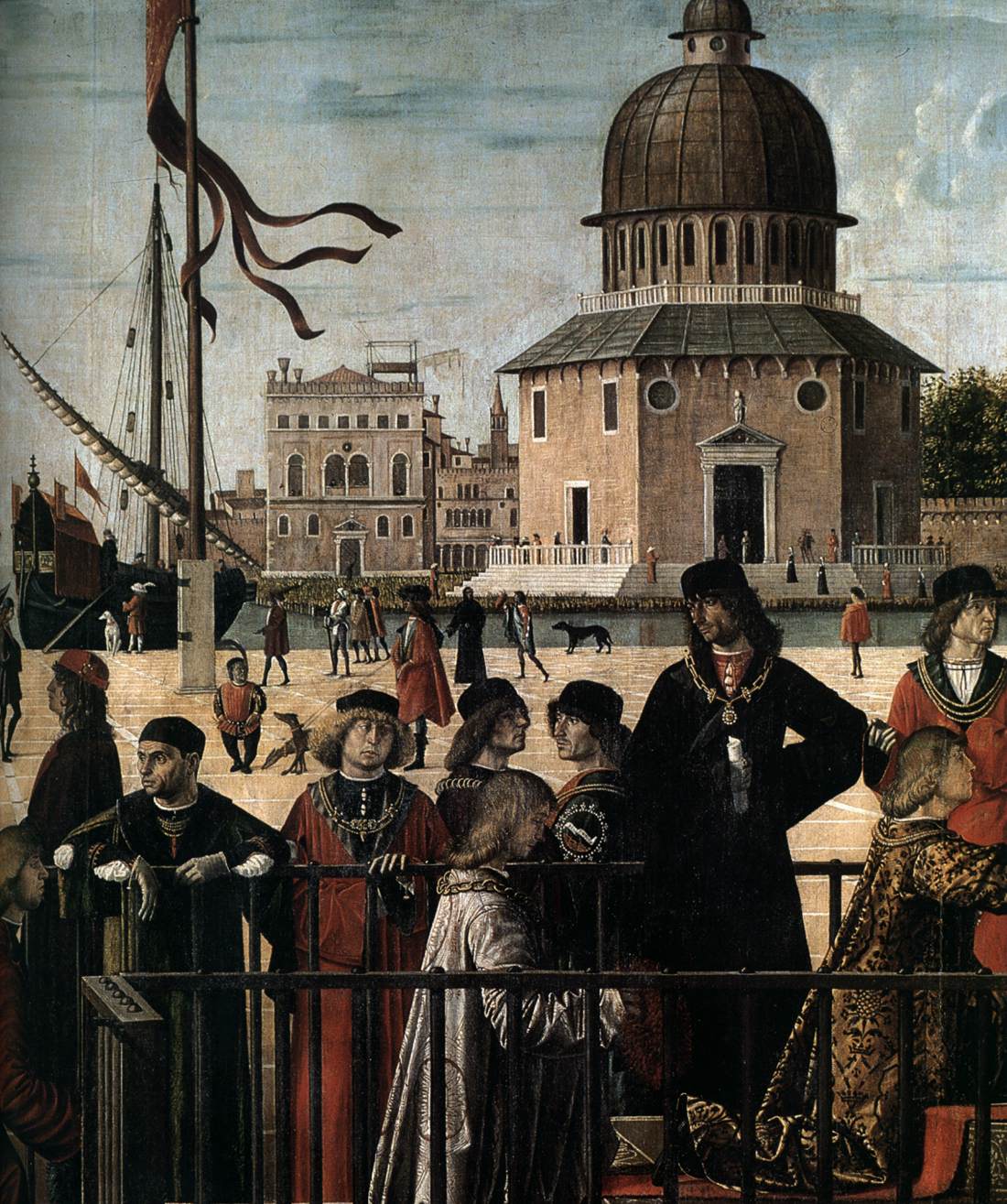 Arrival of the English Ambassadors (detail) by