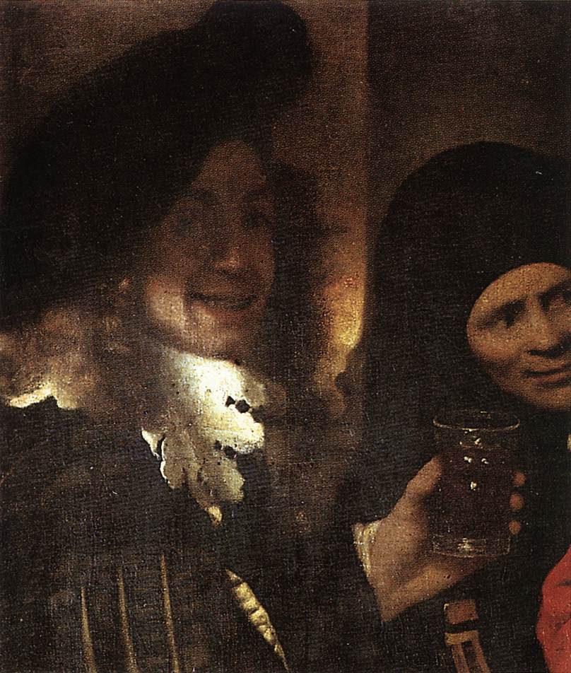 The Procuress (detail) by