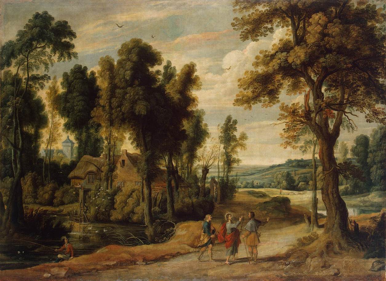 Landscape with Christ and his Disciples on the Road to Emmaus by