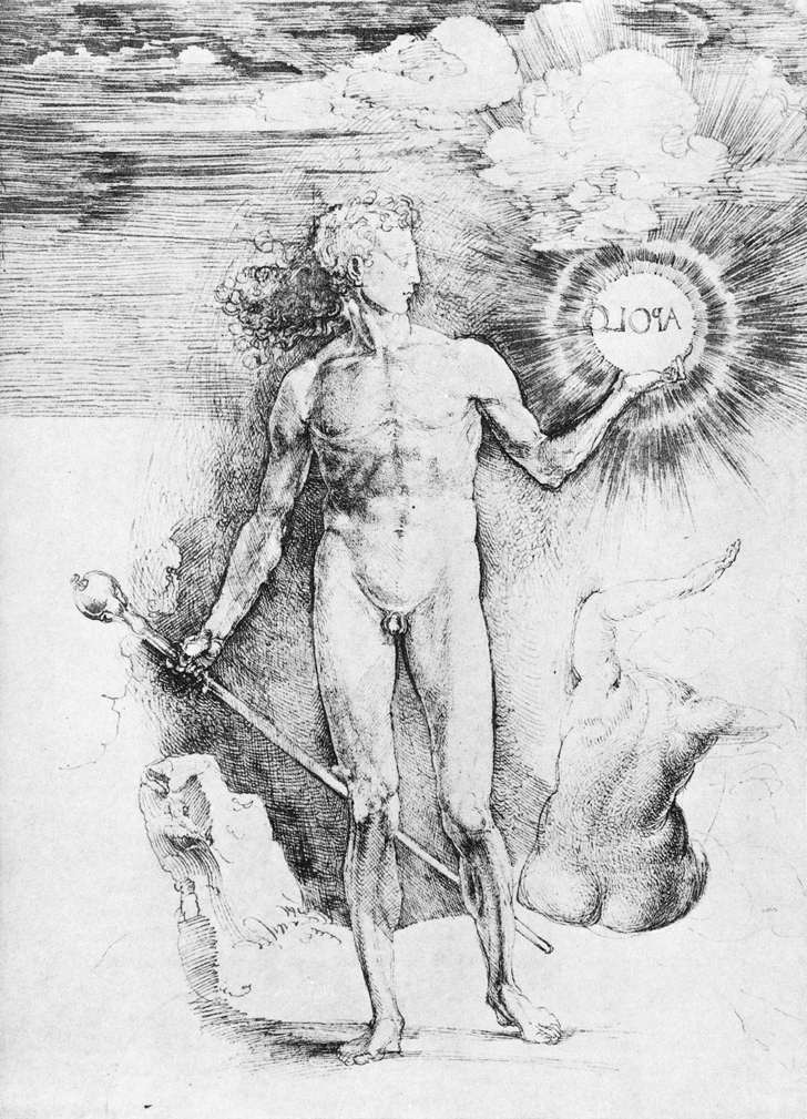 Apollo with the Solar Disc by DÜRER, Albrecht