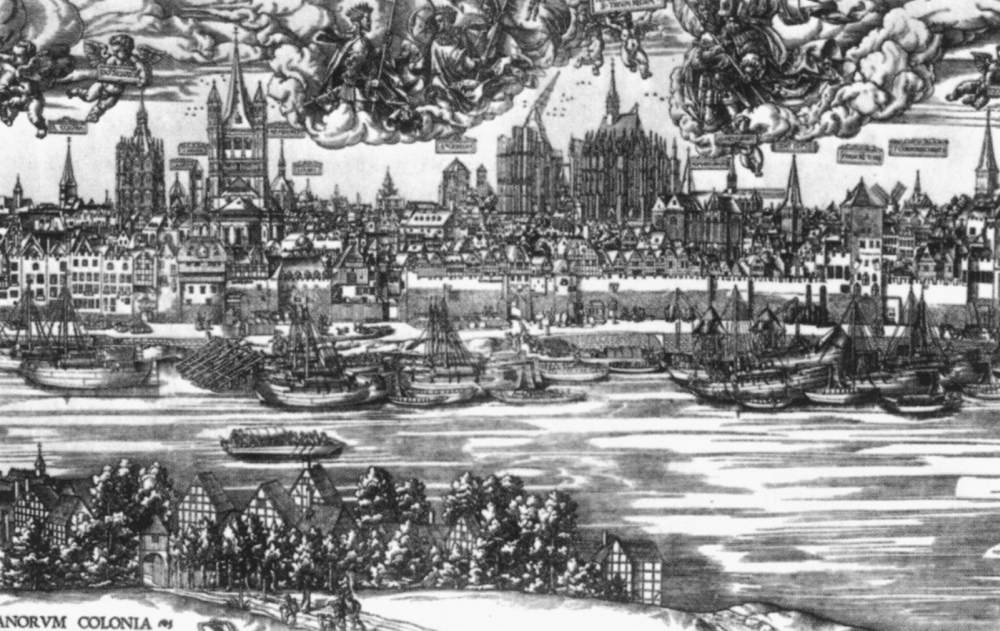 View of Cologne (detail) by