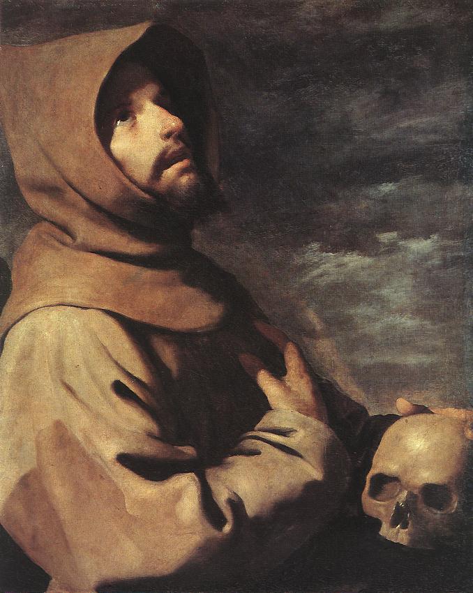 St Francis by ZURBARÁN, Francisco de