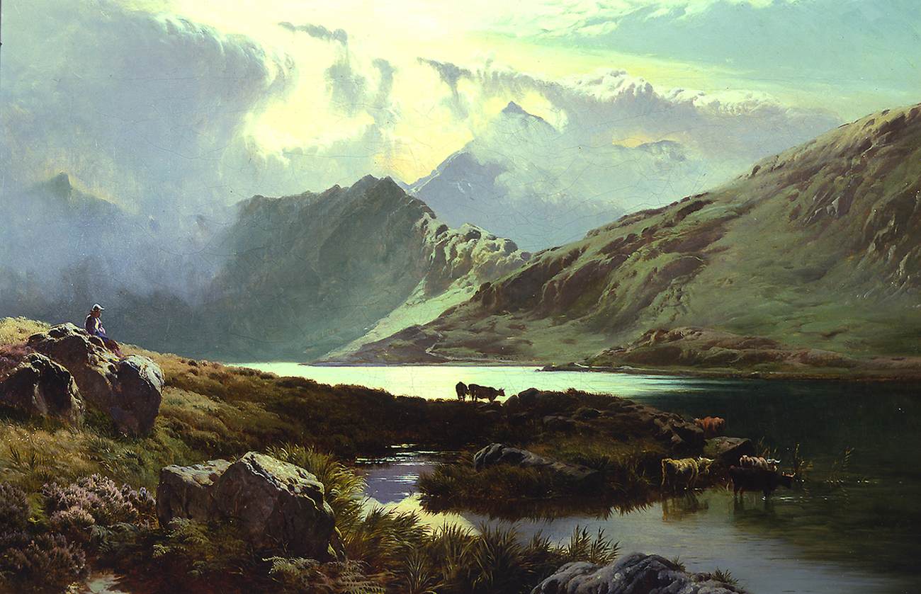 Llyn Llydaw, North Wales by PERCY, Sidney Richard