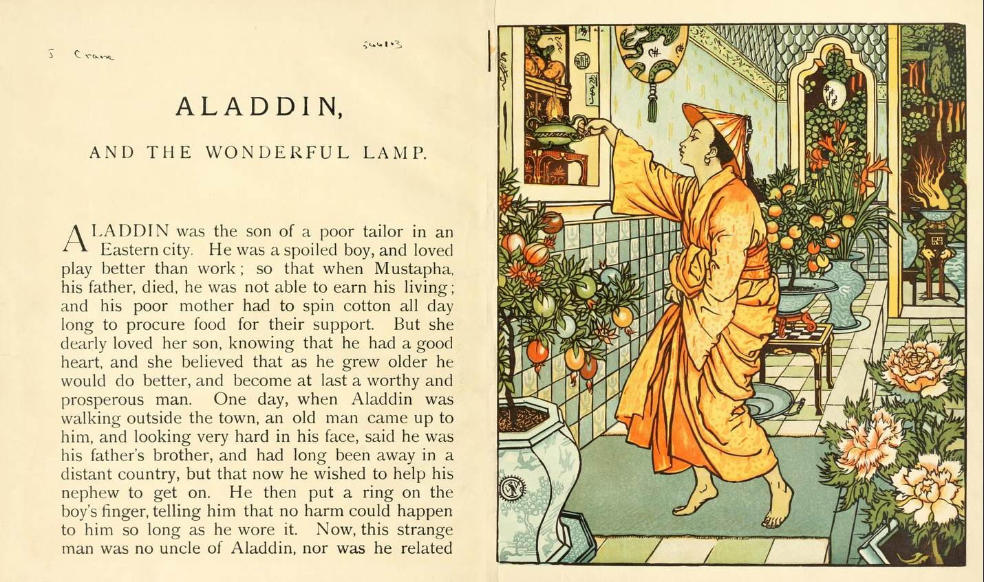 Aladdin or the Wonderful Lamp by CRANE, Walter